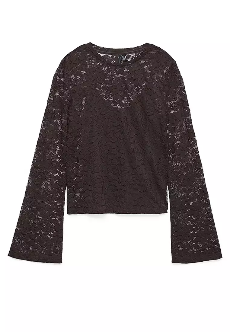 Long Sleeve Lace Top