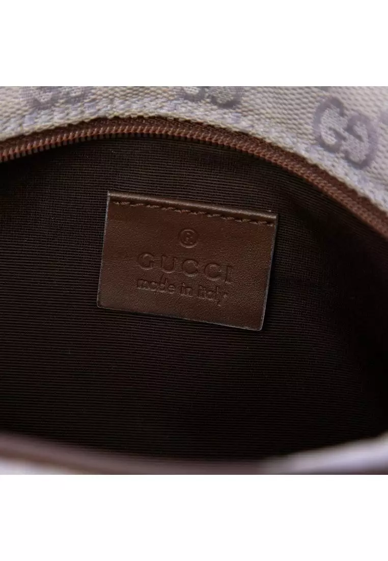 Pre-Loved Gucci Gg Canvas Shoulder Bag