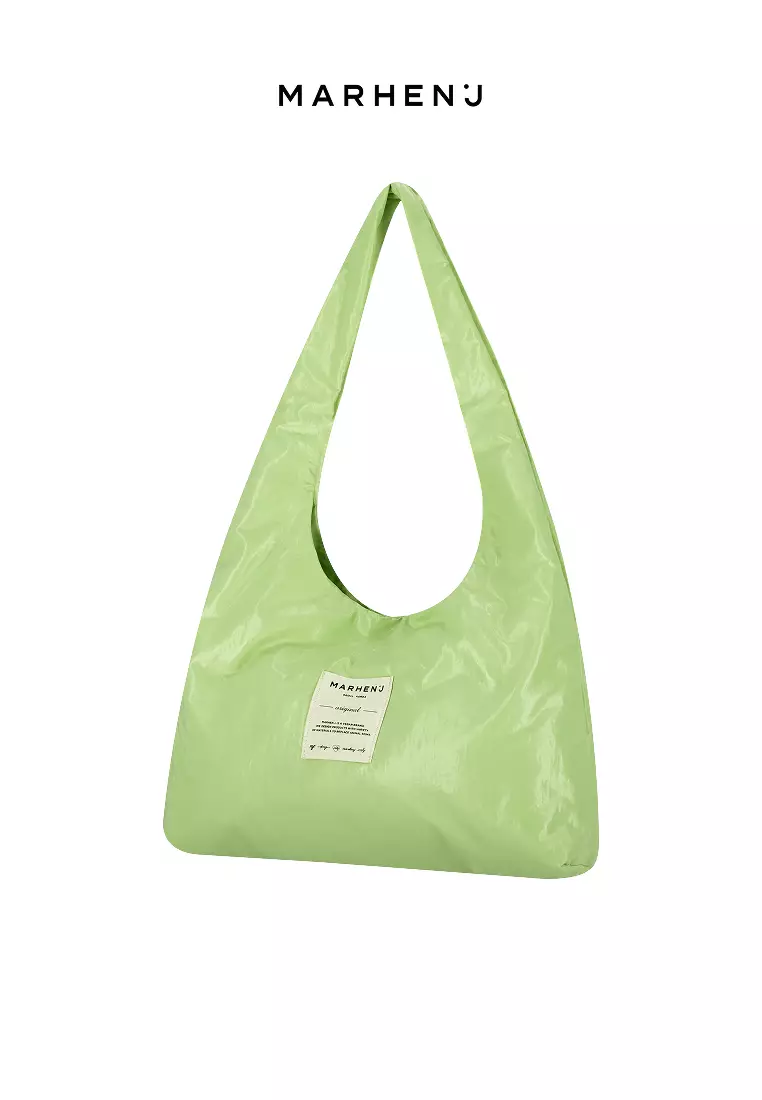 DEWY Nylon Shoulder Bag Lime