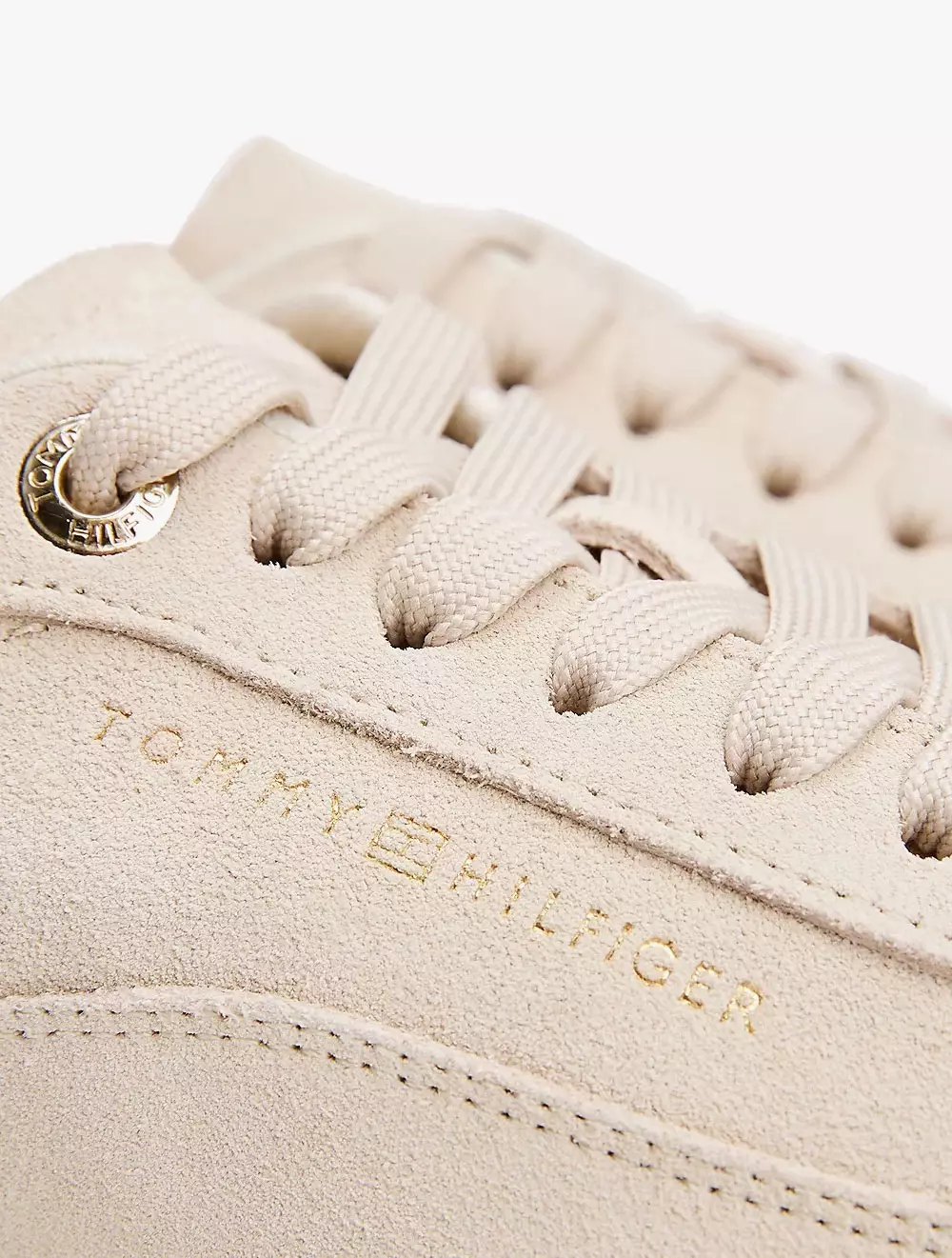 Tommy Hilfiger - Suede Embossed Court Trainers