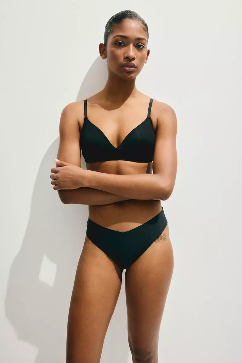 2-pack microfibre non-wired bras