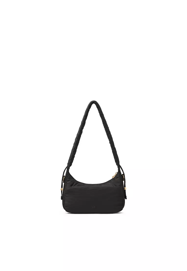 Caffa Mini Hobo Bag - Black