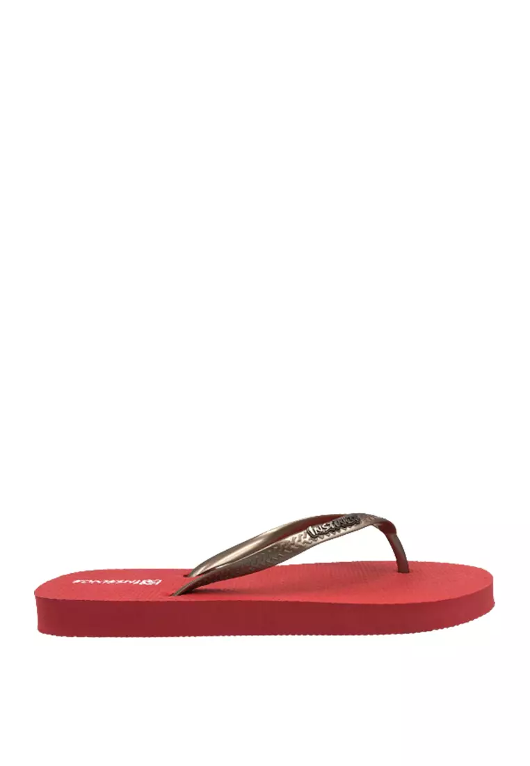 Red flip clearance flops ladies