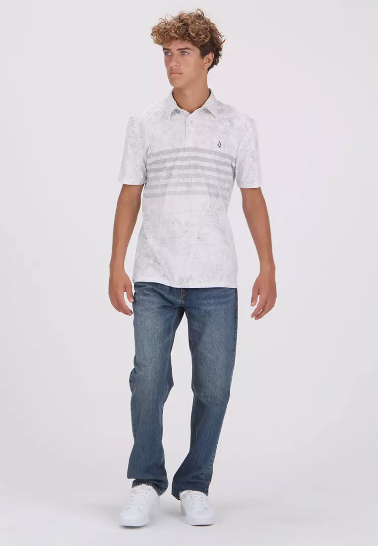 MPL HOFFS SHORT SLEEVE POLO WHITE