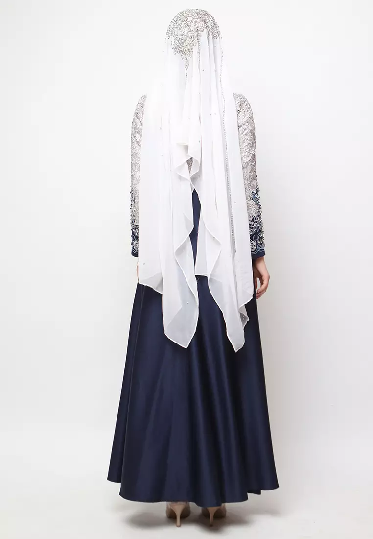 Bibiq Gamis Brokat Satin