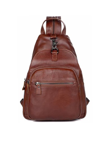 Twenty Eight Shoes brown Multifunctional Full Grain Leather Chest Bag MJD4005 FDF9EACC3FC6FBGS_1