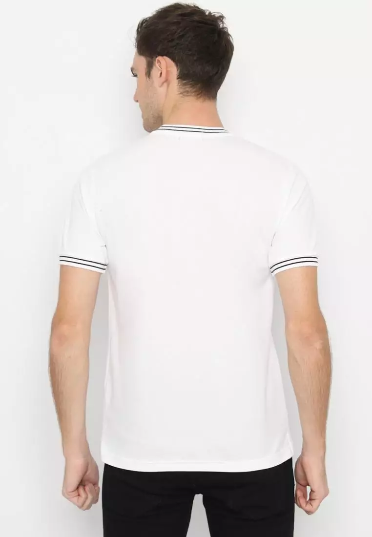 Matsuda Kaos Henley Pique Hino
