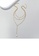 Glamorousky white Simple Fashion Plated Gold Geometric Chain Tassel Pendant with Imitation Pearls and Multilayer Necklace 0657CACBC01D4CGS_4