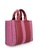 Chloé pink Chloe Logo Embroidered Small Woody Tote Bag in Fuchsia 5AB66ACF934F4AGS_2