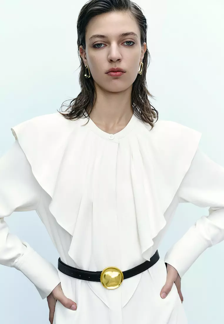 Standard Sleeve Crew Neck Skater Dresses