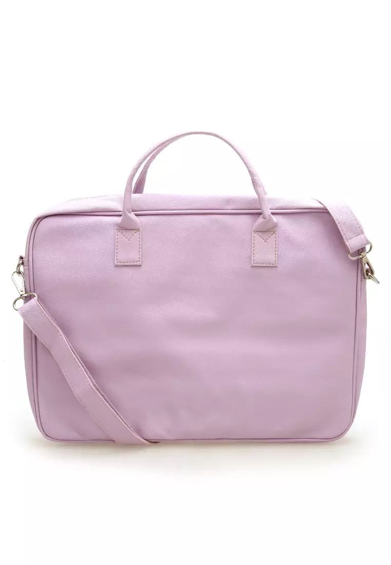 Shania Laptop SlingBag Fluffy Purple Pink With Mini Pouch - Purple 3 Carousell