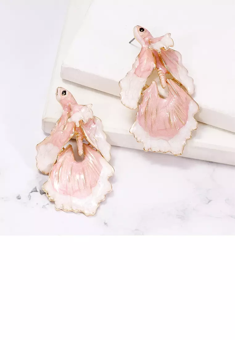 Goldfish earrings top