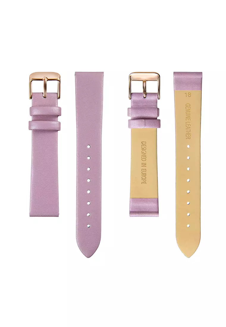 Amelia Parker  Sky Pink Leather women watch
