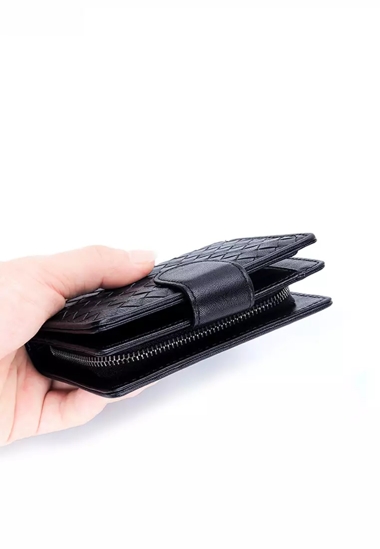 Weave Sheepskin Wallet JW YT-1259