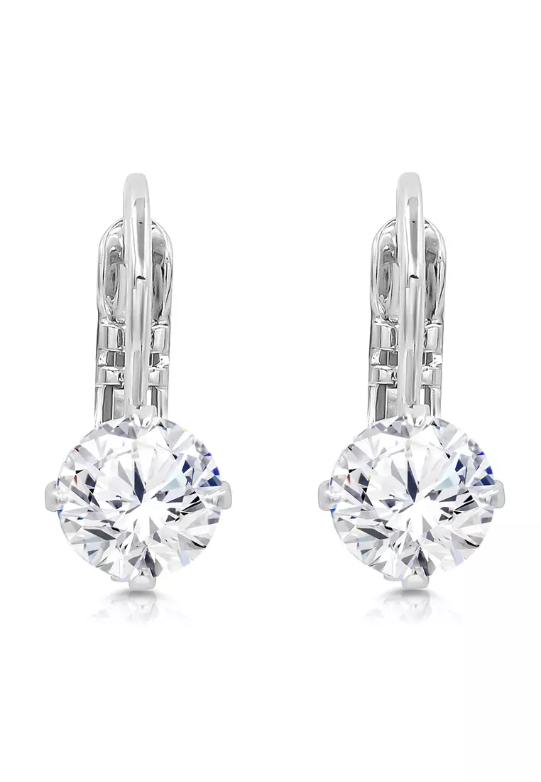 Real diamond cheap clip on earrings