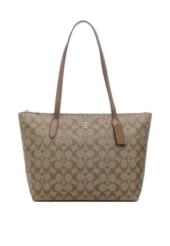 canvas coach tote