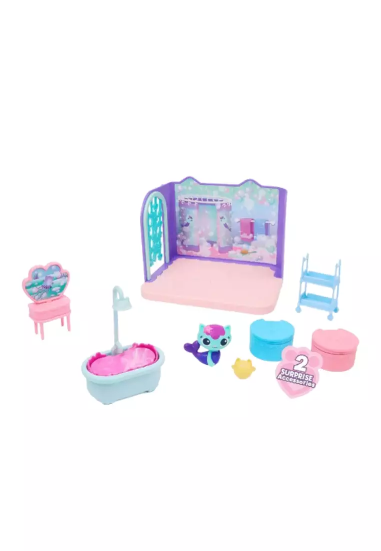 Gabby's Dollhouse MerCat's Primp And Pamper Bathroom Playset