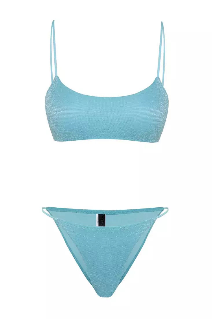 Haut De Bikini Texturé Et Détaillé Pour Femme - Push-up, 85% Polyamide 15% élasthanne