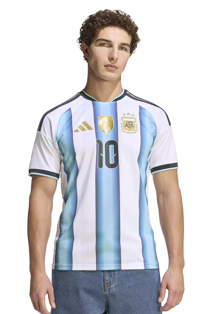 World Cup Football Argentina 26 Home Messi Jersey