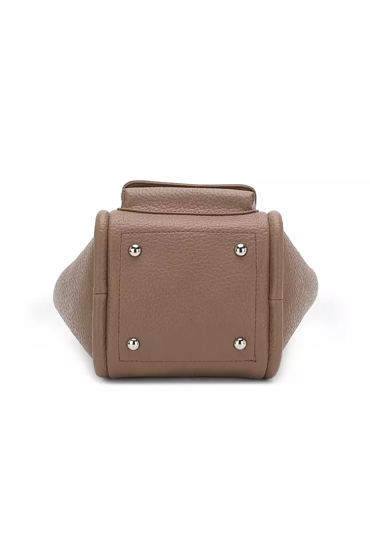 Women's 2 in 1 Top Handle Bag / Sling Bag / Shoulder Bag(手提包 / 吊帶包 / 斜背包) - 深褐色