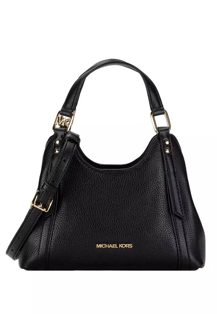 Buy MICHAEL KORS Michael Kors Arlo Small Pebbled Leather Crossbody Bag ...