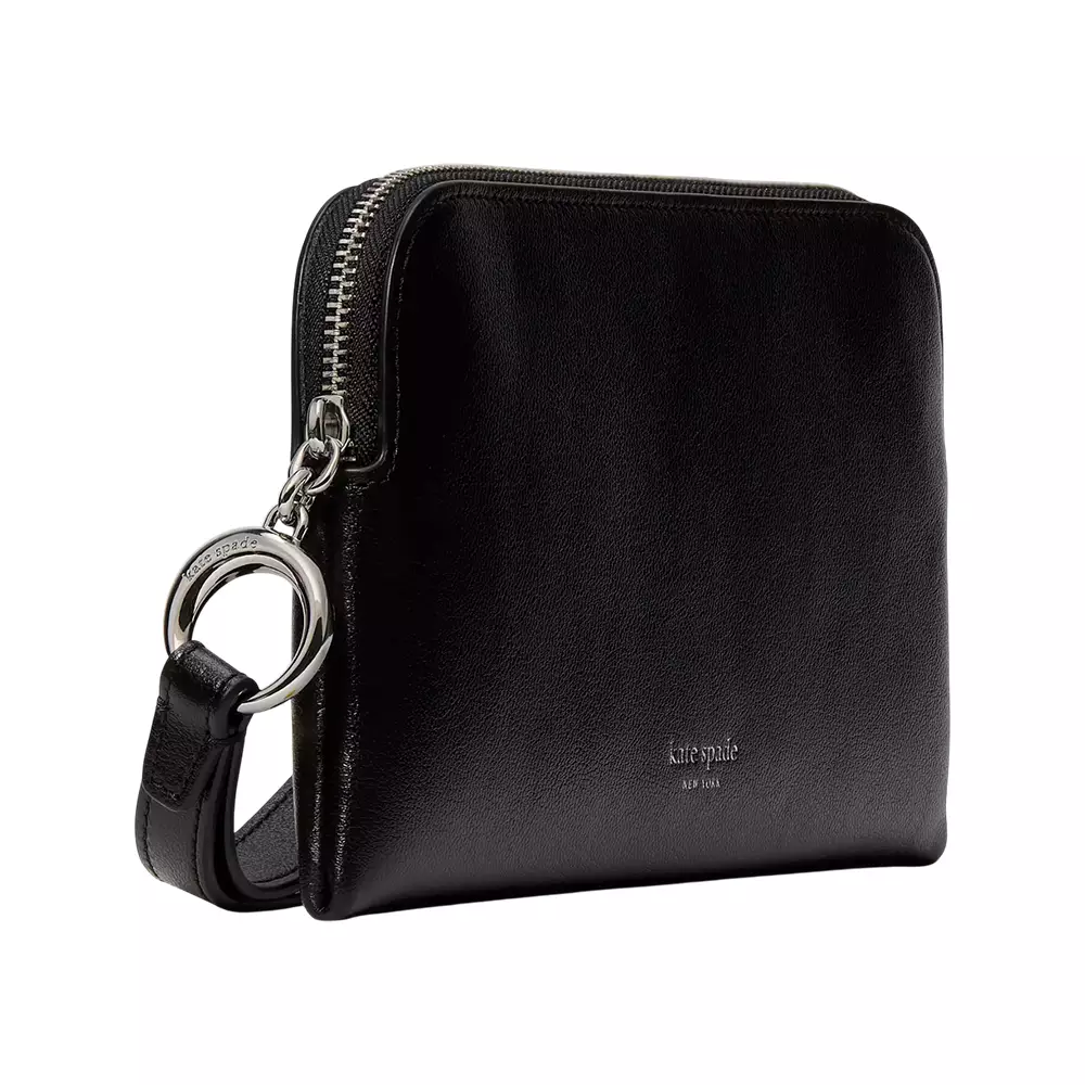 Halo Wristlet Pouch Black