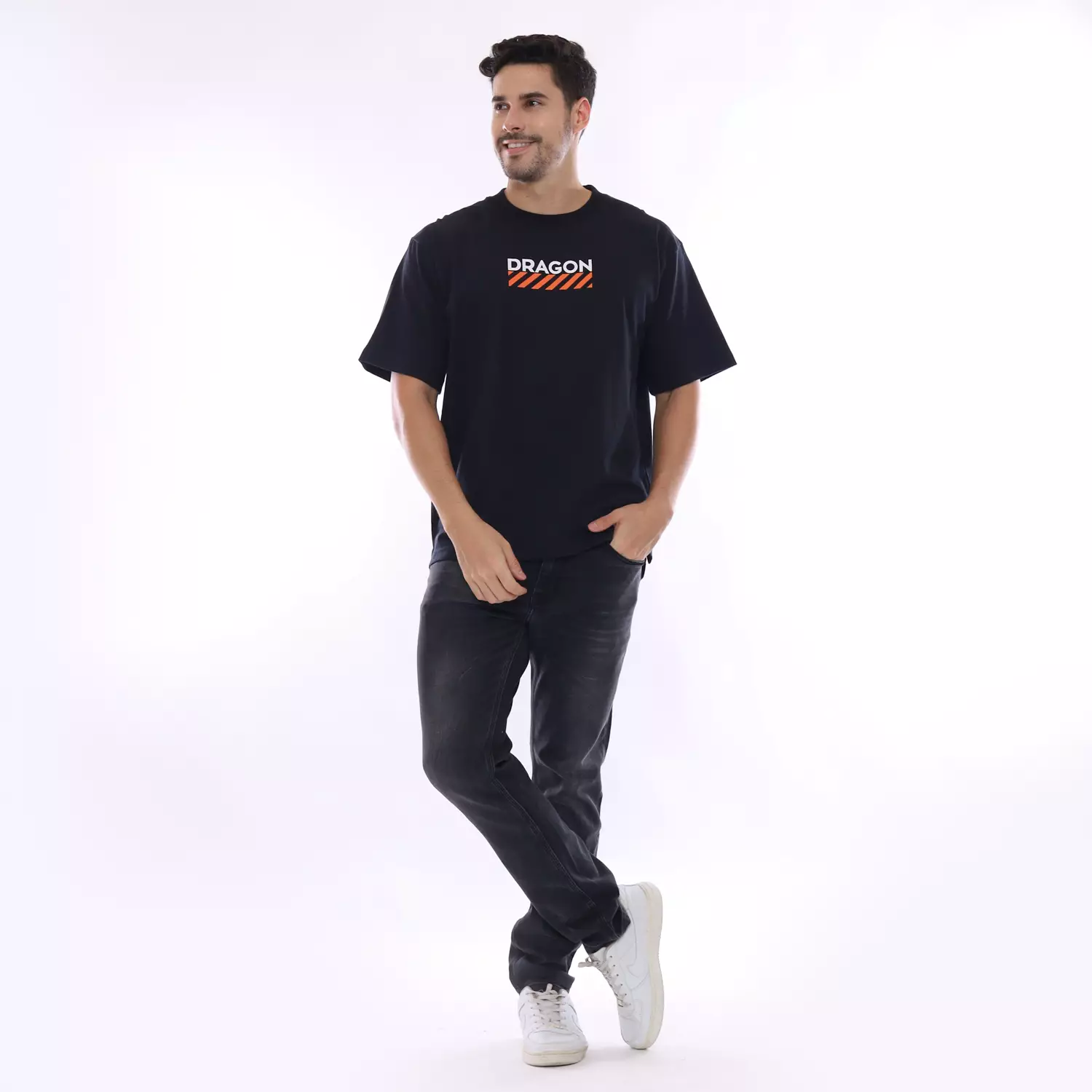 Dragon Kaos Lengan Pendek Pria Week Oversized Planet Surf