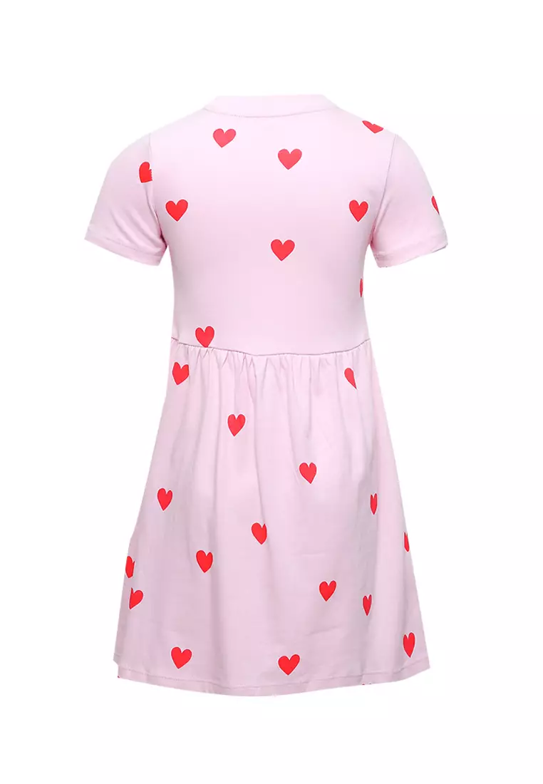 Pure Cotton Heart Print Dress