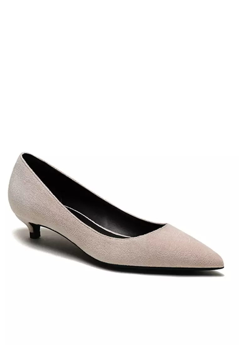 3CM Uniform Pointed High Heel Shoes HZL132