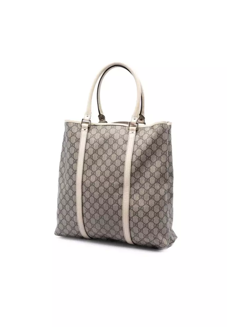 Pre-Loved Gucci Gg Supreme Joy Vertical Tote