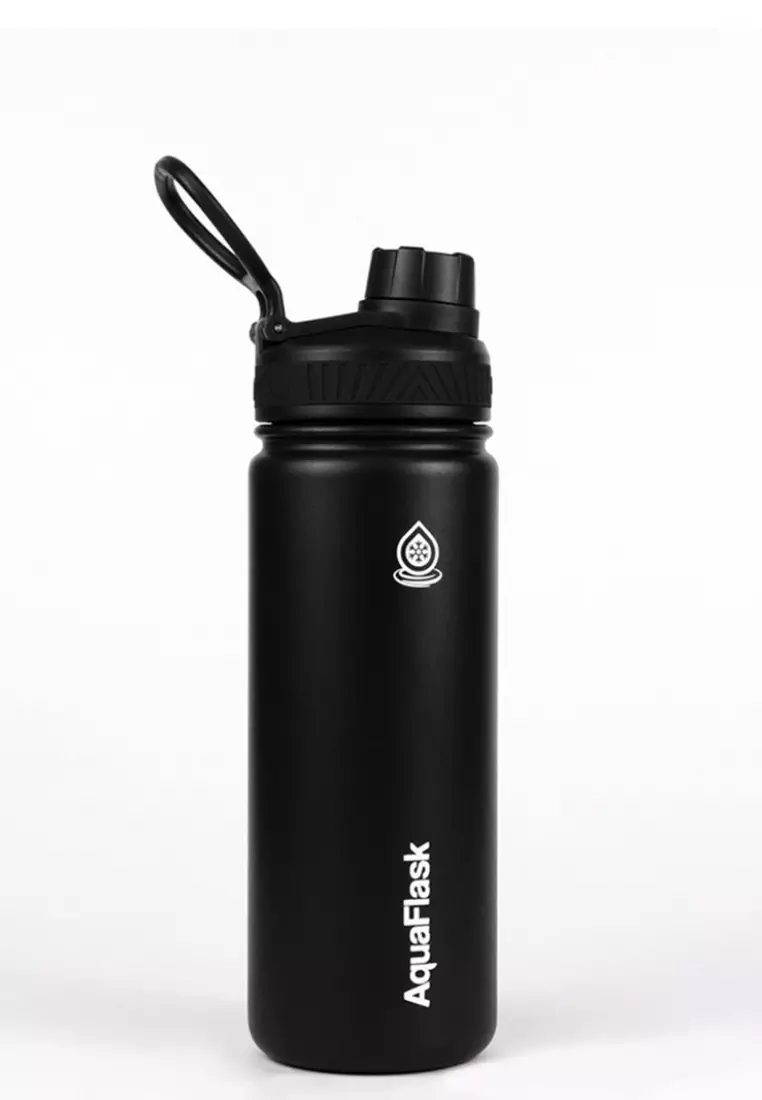 18oz Wide Mouth Water Bottle Space Black