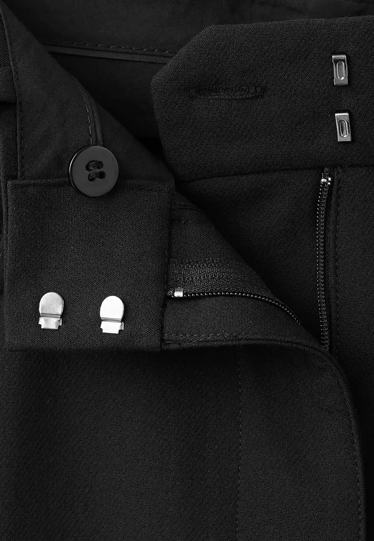Mid-Rise Suit Trousers