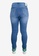 Freego blue High Waist Heide Basic Five Pocket Jeans A0A5EAAB4C61B6GS_2