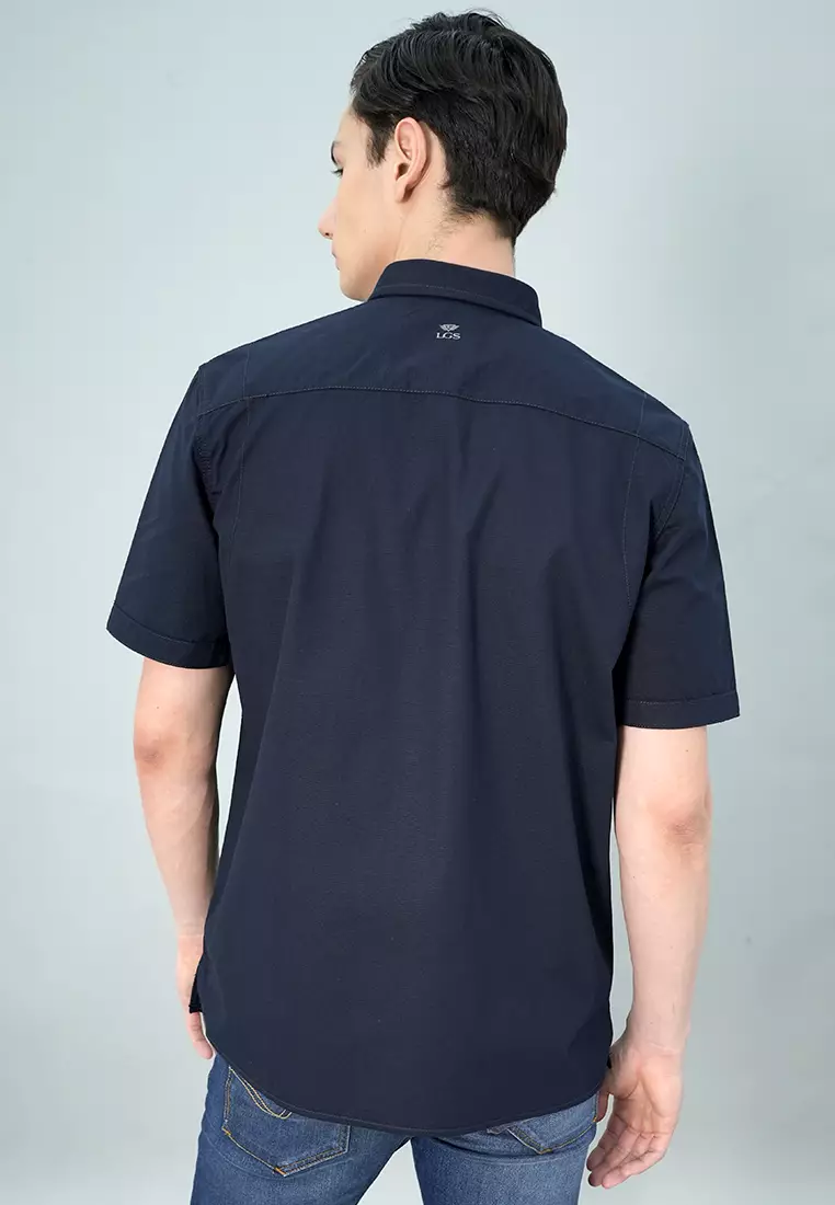 LGS - Lucas Collection - Kemeja Casual Pria Regular Fit - Katun - Lengan Pendek - CSH.271.S1097