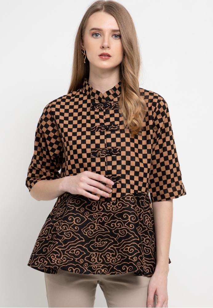 Jual Vestiti Blouse  Batik Nithi Original ZALORA  Indonesia