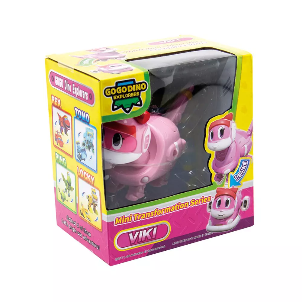 TOP GEAR ROBOT GOGO DINO MINI VIKI S3 - PINK