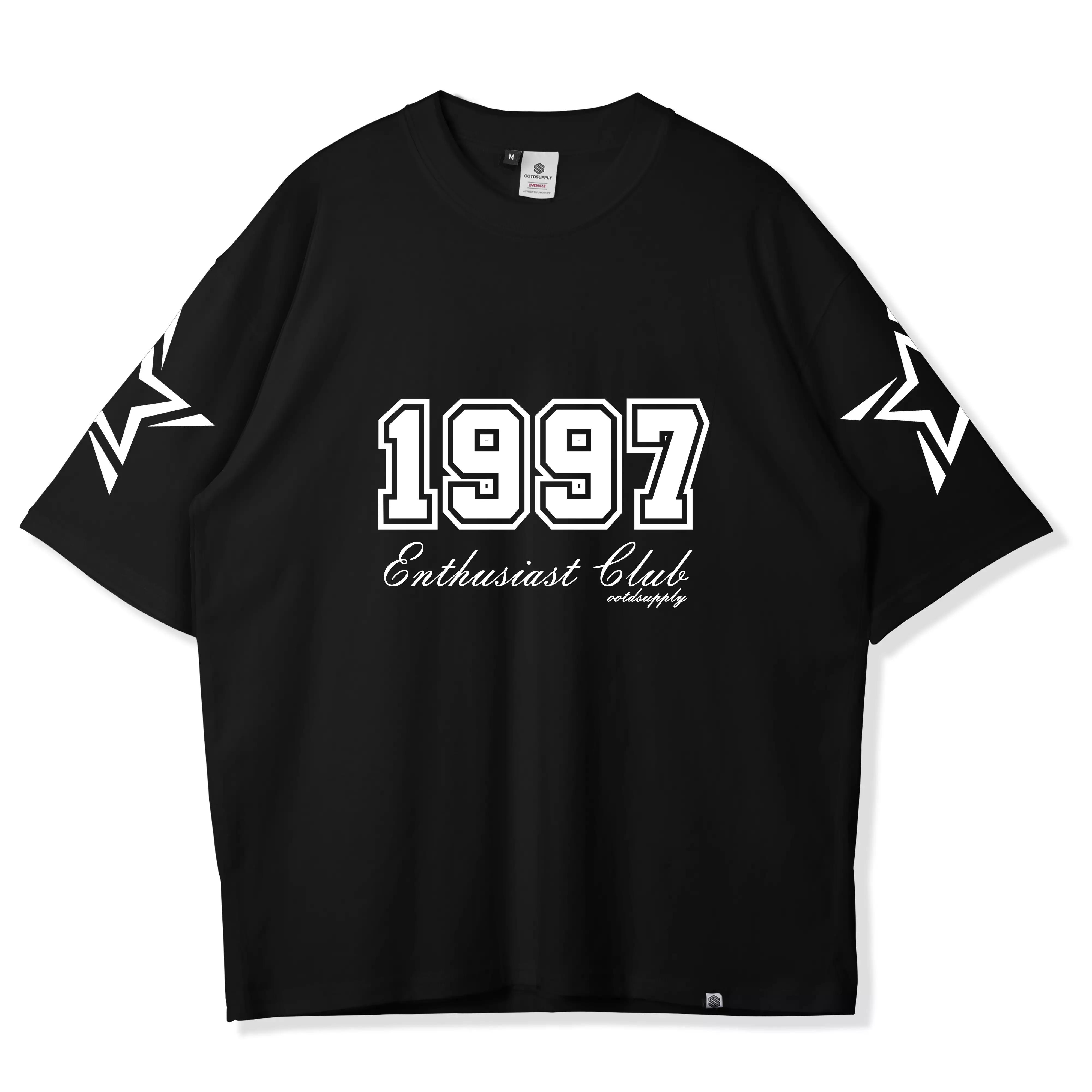 OOTDSUPPLY Oversized Tshirt 1997's Deep Colors l Kaos Oversize Pria dan Wanita OVZ170