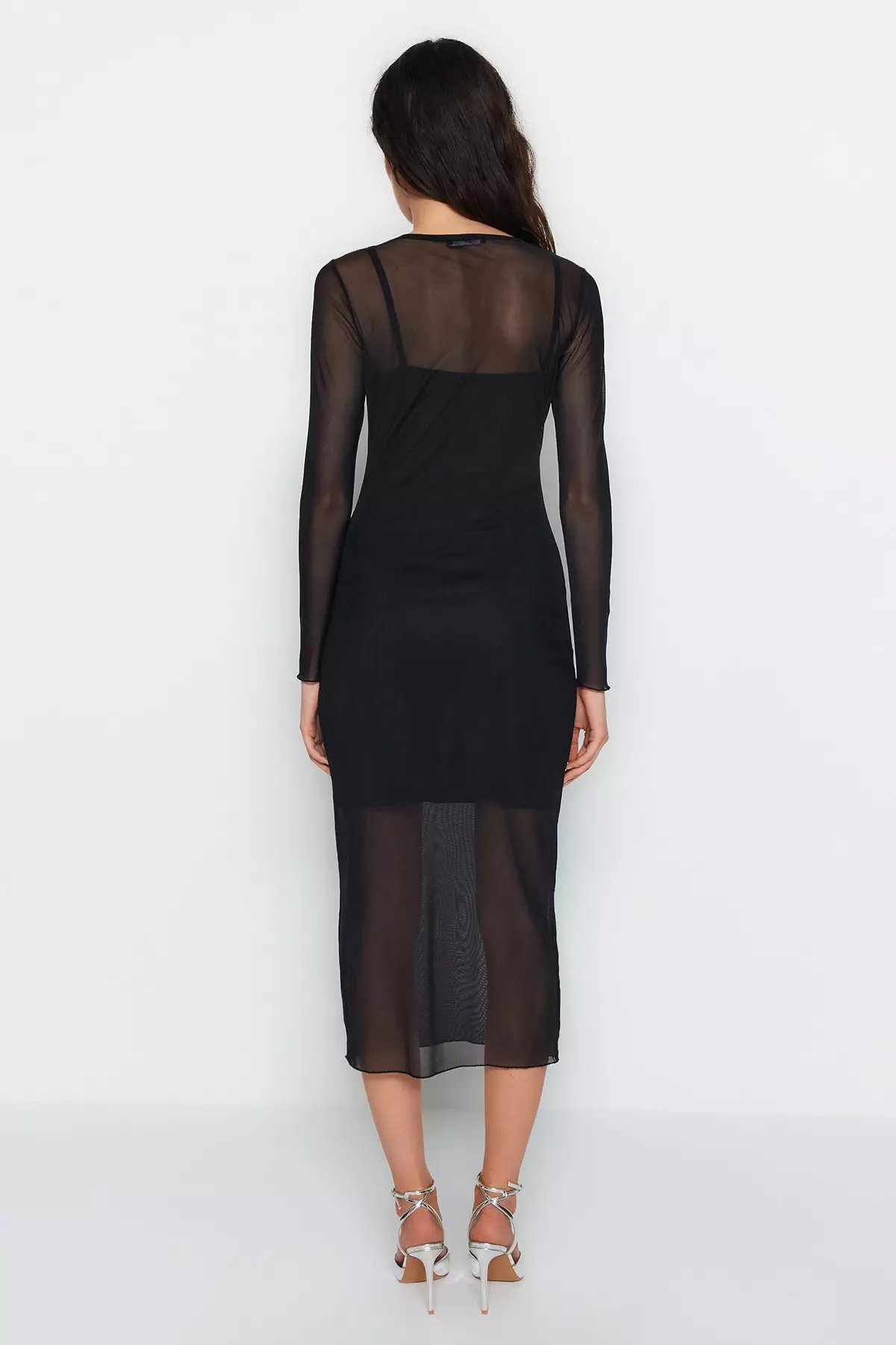 Mesh Midi Dress