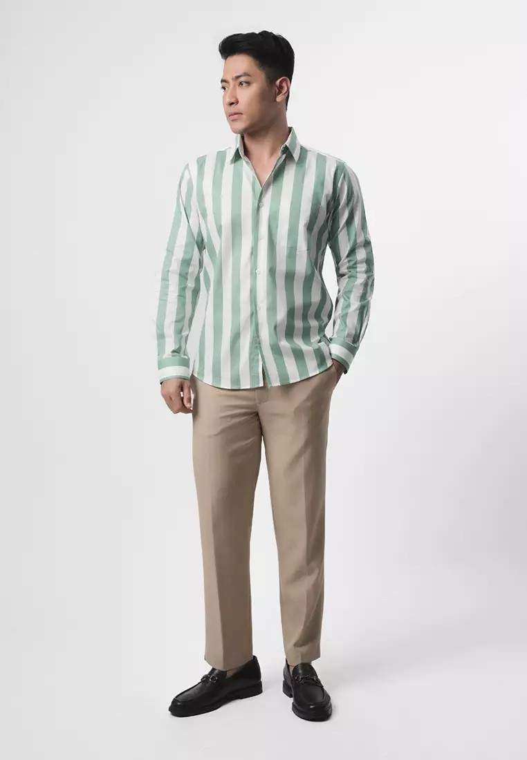 Garcia Shirt Turquoise LS