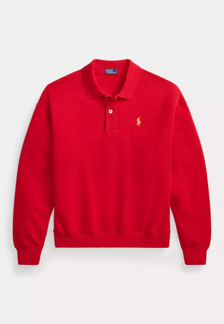 Buy Polo Ralph Lauren Fleece Long-Sleeve Polo 2026 Online | ZALORA
