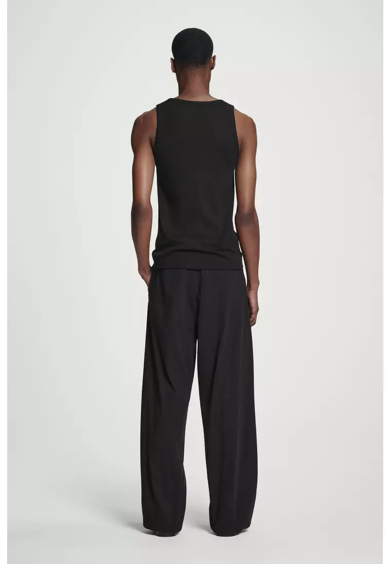 SLIM RIBBED COTTON TANK TOP