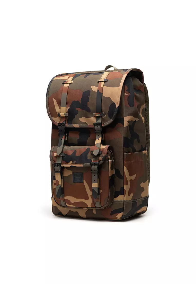 Herschel Little America Backpack 30L - Woodland Camo/Black Label