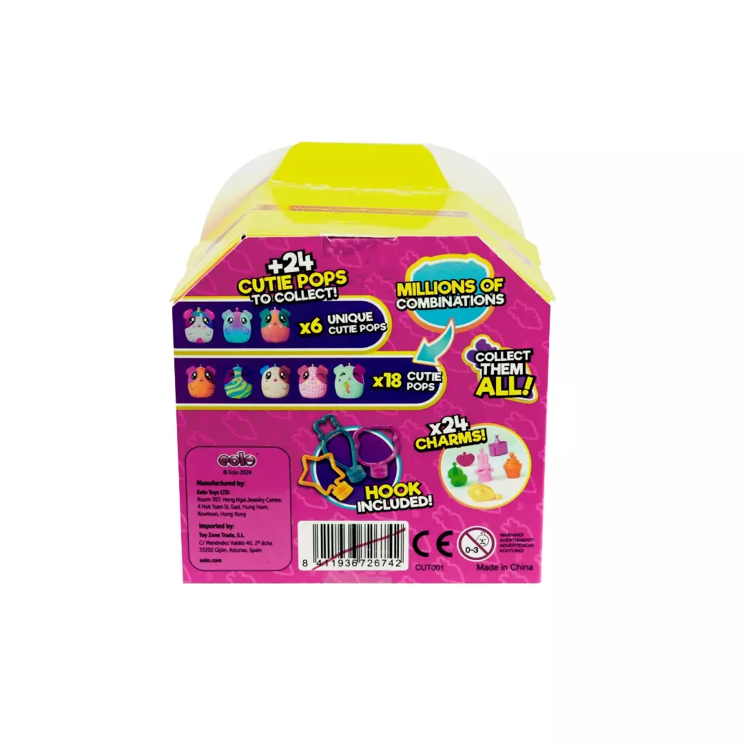 CUTIE POPS - CLIP, POP AND CONNECT - SINGLE BLIND PACK- MAINAN SURPRISE