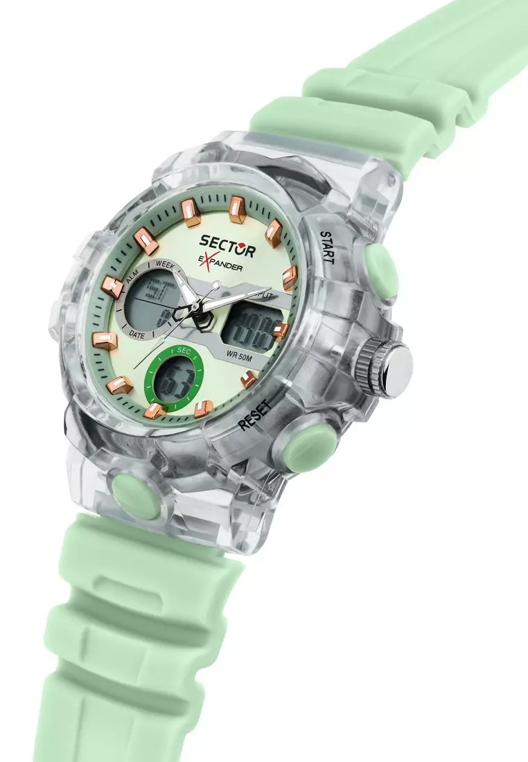 【3年保養】Sector Ex-46 43mm Unisex 電子腕錶 R3251242502