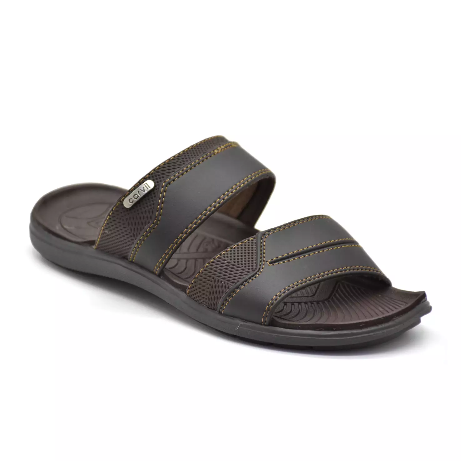 Carvil Sandal Pria Newcastle-02 M Dark Brown