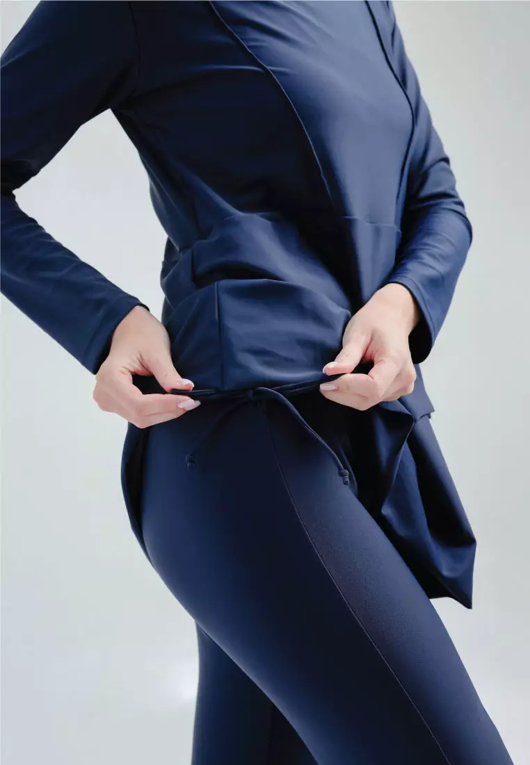 Layla Burqini Two Pieces Women, Baju Renang Muslim Wanita - True Navy