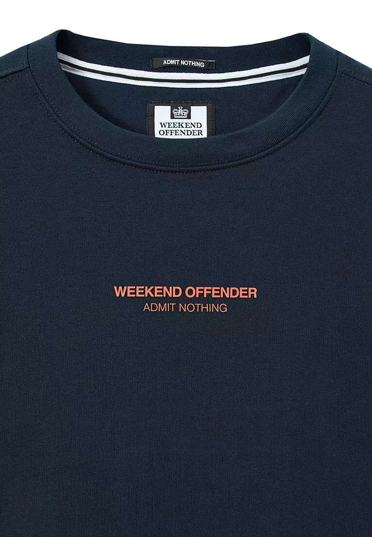 MENS NAVY/SUNSET RAVAL WOAN SWEATSHIRT