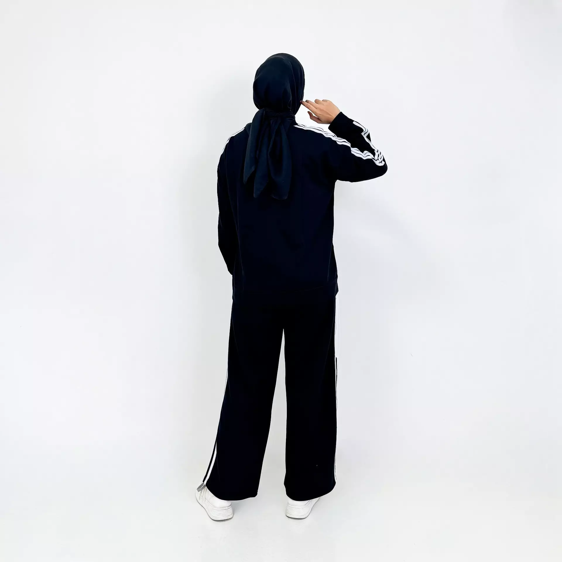 Set Spoty Joanita | Setelan Training Olahraga HITAM