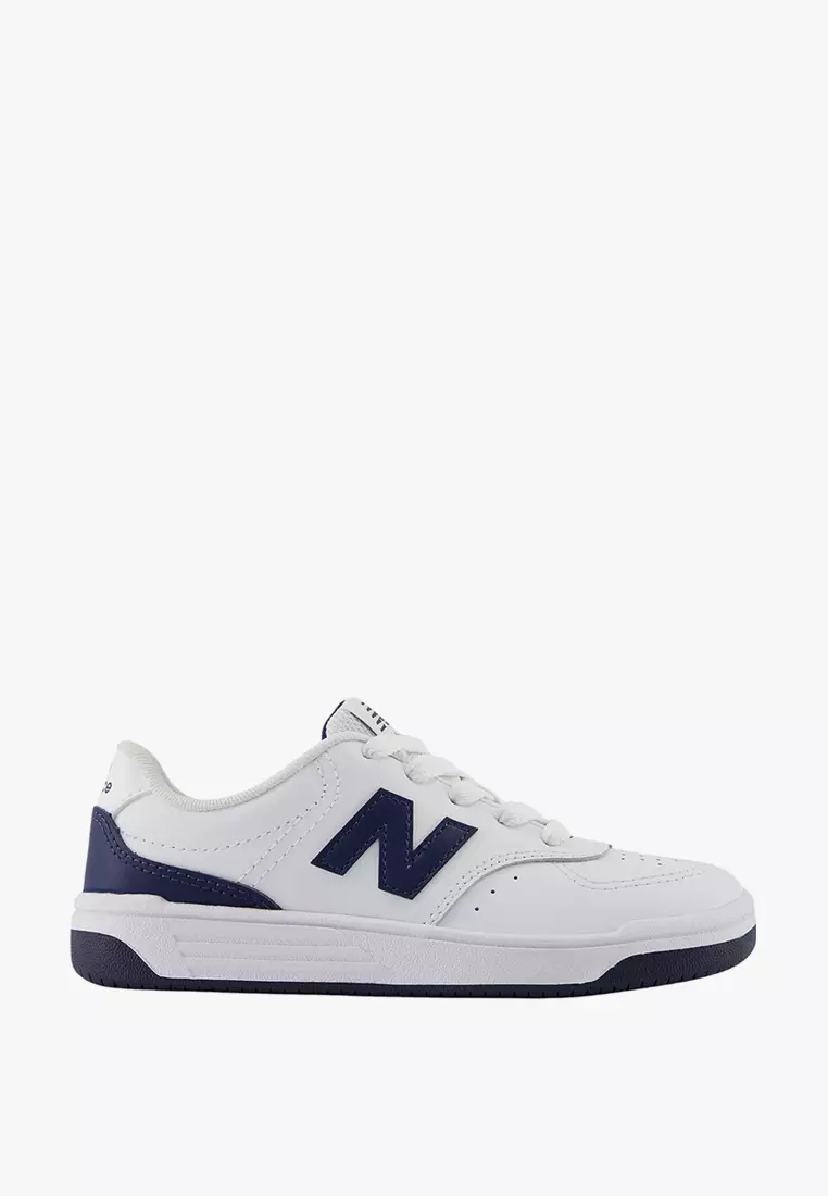 Discount on New Balance  shoes - SKU: New Balance BB80 Boys Sneakers Shoes - White/Navy