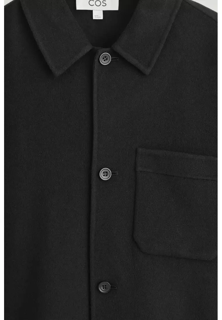 DOUBLE-FACED WOOL OVERSHIRT